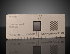 High Resolution Microscope Checker Board, #37-540